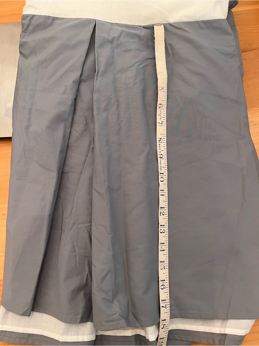 NWOT Calvin Klein Home Queen Bedskirt 18" Long Drop Box Pleats Lined 100% Cotton - Picture 4 of 7